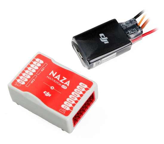 DJI0023 NAZA M Lite senza modulo GPS Bec Led